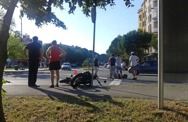 Prometna nesreča v Luciji