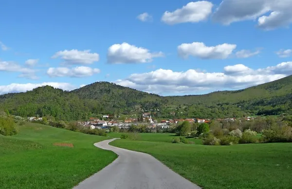 Na Senožeških brdih, gričevju okrog Senožeč (na fotografiji v 
ozadju) Vepa zaradi ukinitve obratovalne podpore ne načrtuje 
več 40 vetrnih elektrarn, temveč le še 15 do 20.