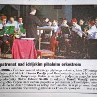 Idrijska Hidria je leta 2002 ponovno dokazala, da ima posluh za kulturo, posebej glasbo.