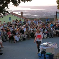 Tinjansko-goriško druženje je pritegnilo veliko domačinov in 
gostov. 