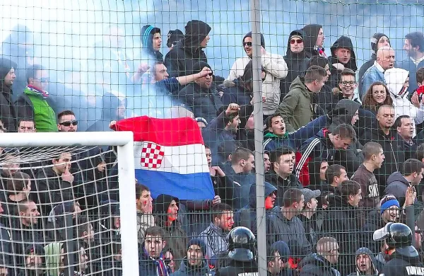 Tako so v Kopru navijali navijači Torcide na januarski tekmi, ki 
je minula brez težav.