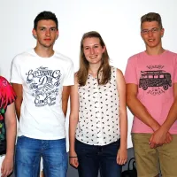 Škofijska gimnazija Vipava:  Tanja Peric, Matjaž Vovk, Sara Ilc, 
Jakob Božič  in Nina Kobal 
