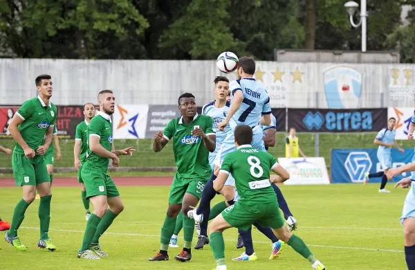 Zadnji medsebojni dvoboj Gorice in Olimpije so z 2:1 dobili zeleni Ljubljančani, za katere je zadel  tudi bivši član Gorice, sedaj 
pa napadalec Olimpije, Ezekiel Henty (številka 55).