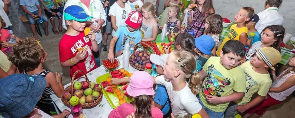 Če sta sadje in zelenjava  predstavljena in ponujena na pravi način,  ju bodo otroci radi jedli.