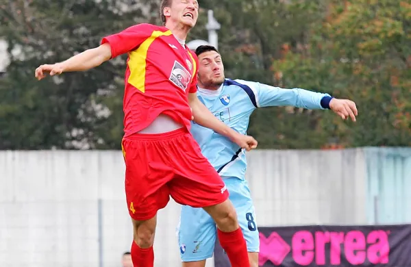 Matija Širok (v modrem dresu) bo goriške barve do nadaljnjega branil v amaterskem statusu, saj še išče druge 
opcije. 