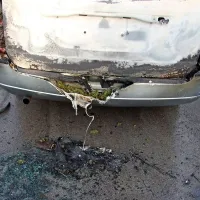 Vročina je stopila zadnji odbijač in pokazal se je skriti tovor.