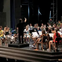 Vaja orkestra Festival Winds, ki ga je sestavljalo več kot 80 
mladih glasbenikov.