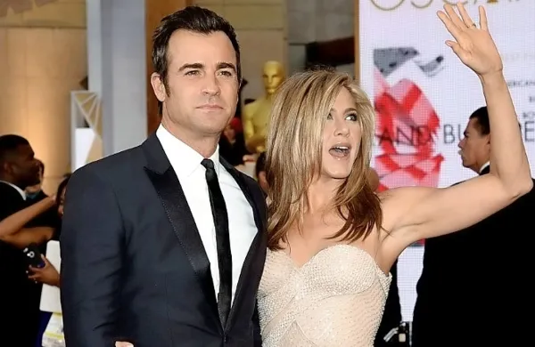 Justin Theroux in Jennifer Aniston