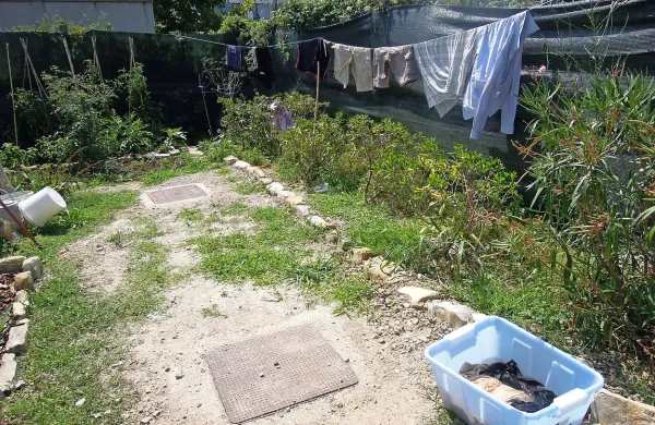 Perilo se suši tudi v zavetišču za brezdomne ljudi Rdečega križa Koper.