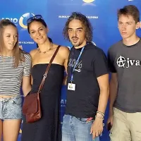 Družina Klepač: Ana, Barbara, Tomaž in Jure (z leve) si je 
skupaj ogledala Minione.