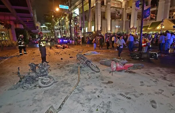 Osumljenec za ponedeljkov bombni napad v središču Bangkoga, v katerem je bilo po zadnjih podatkih ubitih 20 ljudi naj 
bi bil del organizirane mreže.