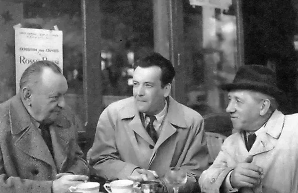 Izidor Cankar, Miha Maleš in Veno Pilon v Parizu leta 1951