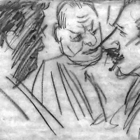 Veno Pilon, risba: Miha Maleš, Izidor Cankar, Veno Pilon, 
1951