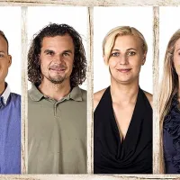 

Miha (24), Dobrovo, Sebastijan (32), Zreče, Slavica (28),  Selca, Špela (23), 
Polenšak (z leve)





