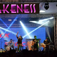  Happy Ol´McWeasel na odru festivala Lakeness v Volčji 
Dragi.