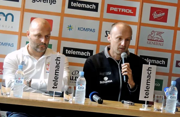 Nekdaj odlična igralca, zdaj pa selektorja: (z leve) srbski 
Aleksandar Đorđević in slovenski Jure Zdovc.