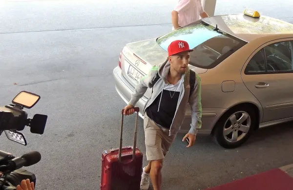Tako je na zbirno mesto prišel Kevin Kampl, novi član Bayerja 
iz Leverkusna.