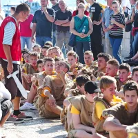 Zvestobo Neptunu je priseglo toliko dijakov kot že dolgo ne