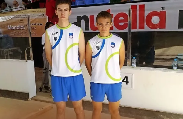 Matija Povh (levo) in Nik Švara