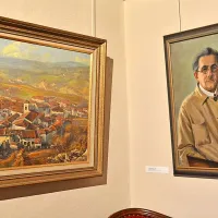 Sloviti lutkar Milan Klemenčič je tudi slikal: rodni Solkan in avtoportret. 