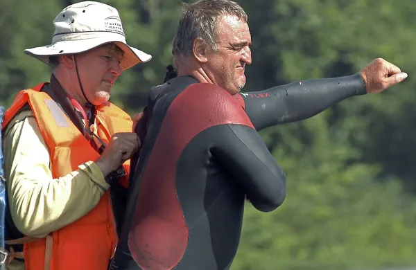 Maratonski plavalec Martin Strel se je odločil za novo 
plavalno avanturo. 