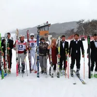 Slovenski smučarski agenti s Križajem in Stenmarkom je navdušila na kongresu Interski v Ushuaii v Argentini.
