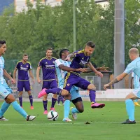 Novogoričanom (v modrem) ni uspelo zmagati še osmič 
zaporedoma, Maribor je bil tokrat premočan tekmec.