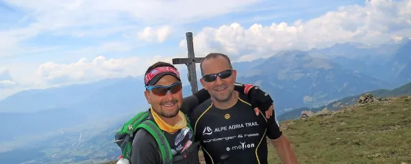  Andreas Gindlhumer in Dominik Pacher sta s pohodniško potjo Alpe Adria Trial opravila v vsega 15 dneh.