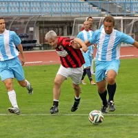 Primorske nogometne legende v akciji. 