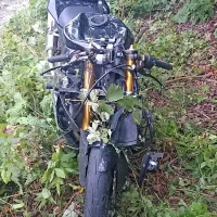 Ljubljančanov motor je odneslo s ceste.