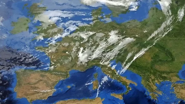 Anticiklon nad Sredozemljem začenja popuščati