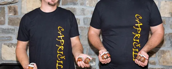 Duo Capričili sta David Presl (levo) in Gregor Tomazin.