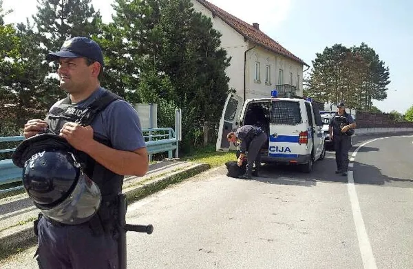 Okrepljene vrste slovenskih policistov  na meji s Hrvaško