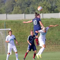 &Scaron;kotinja Little je Slovenkam v Ajdov&scaron;čini  zabila tri gole (foto)