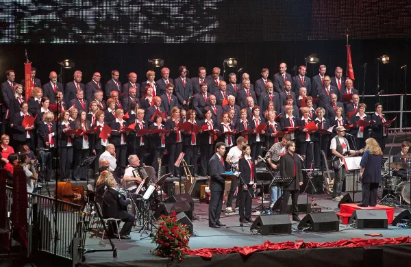 Tržaški partizanski pevski zbor Pinko Tomažič se jutri vrača 
na oder ljubljanskih Stožic.