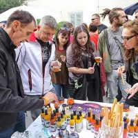 Čiliji so v Izolo pritegnili radovednost in dobro voljo (foto)