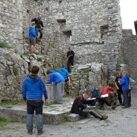Ena izmed nalog je udeležence najtežjega taborniškega 
tekmovanja čakala tudi na Repentabru.