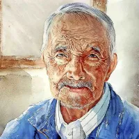  Jose, kakor ga na svojem akvarelu vidi Manuel Garcia iz 
Ekvadorja.
