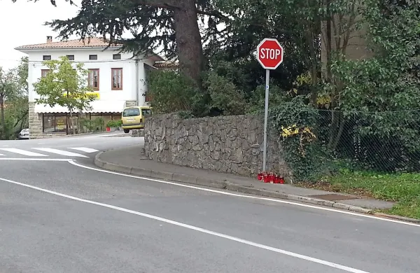  V središču Dobrovega je v noči na soboto  zaradi trka v drog prometnega znaka ugasnilo življenje 26-letnega domačina.

