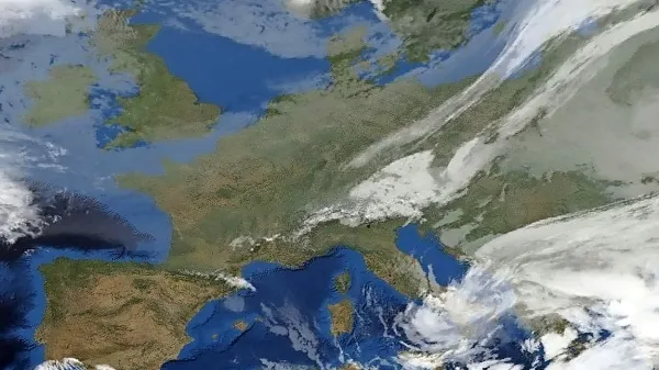Anticiklon se še dodatno krepi