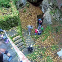Halloween ali večer vseh svetnikov v Diva&scaron;ki jami (foto+video)