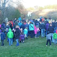 Halloween ali večer vseh svetnikov v Diva&scaron;ki jami (foto+video)