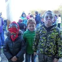 Halloween ali večer vseh svetnikov v Diva&scaron;ki jami (foto+video)