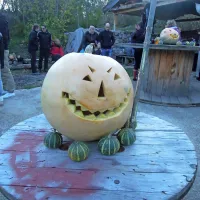 Halloween ali večer vseh svetnikov v Diva&scaron;ki jami (foto+video)