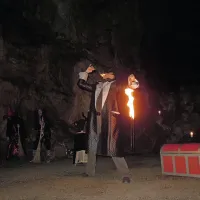 Halloween ali večer vseh svetnikov v Diva&scaron;ki jami (foto+video)