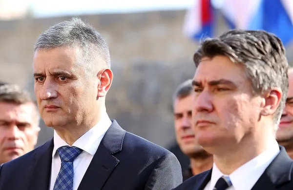 Tomislav Karamarko (levo) želi na premierskem stolčku 
zamenjati Zorana Milanovića.