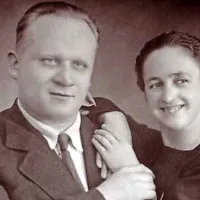 Lovro Kuhar - Prežihov Voranc z ženo Marijo 