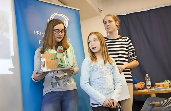 Tako so odnovnošolci predstavljali svoje podjetniške zamisli 
ob zaključku lanskoletnega niza delavnic.