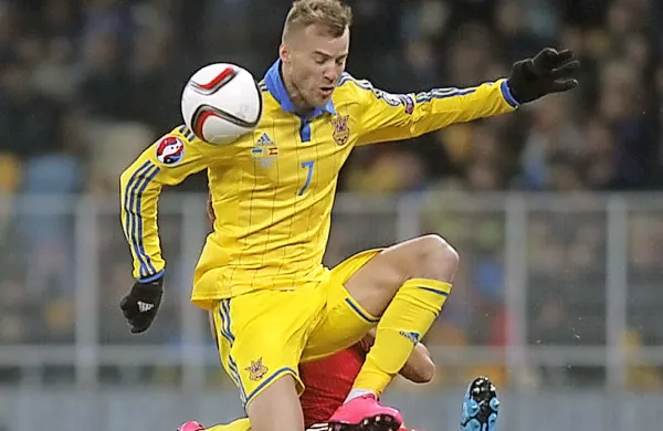 Andrej Jarmolenko je nogometaš z največjo tržno vrednostjo 
(24 milijonov evrov) v ukrajinski reprezentanci.