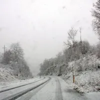 Tudi ponekod na Primorskem je snežilo
